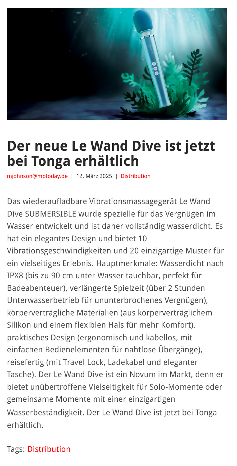 2025-03 eLine Online - Le Wand